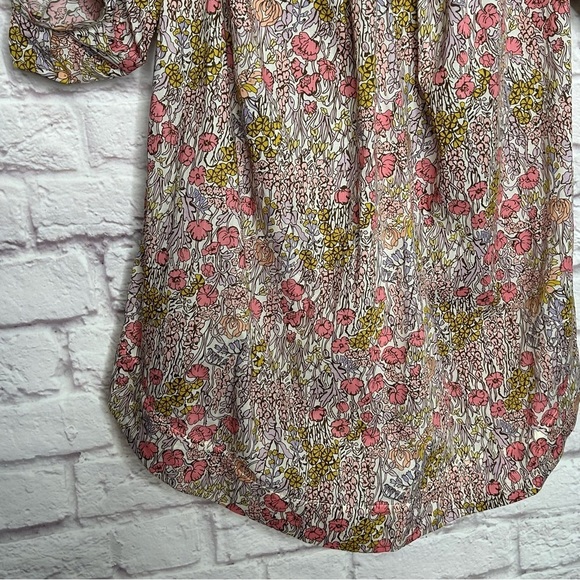 Free People Floral Mini Dress with Puff Sleeves - Picture 6 of 12